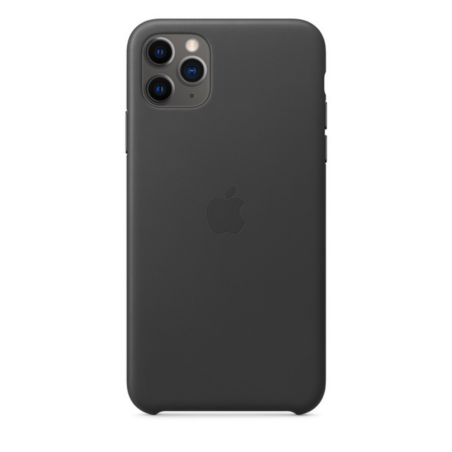 Coque en Cuir iPhone 11 Pro Max Noir MX0E2ZM/ | Smarty Paris